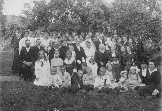 Bröllop till Hilmer Berntsson och Gunhild